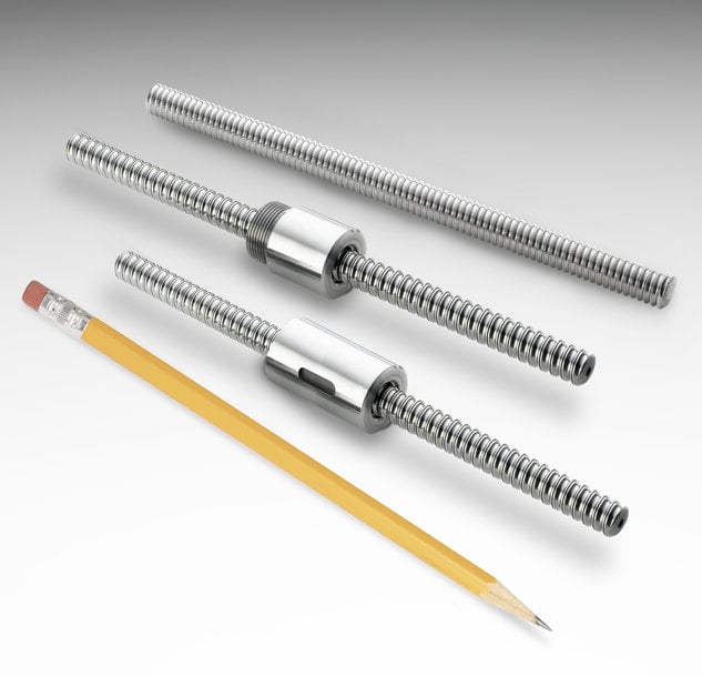 Thomson Miniature Metric Ball Screws Provide High Load Capacity In A Small Footprint